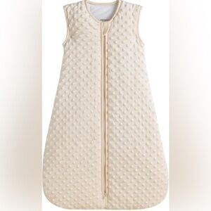 BABYINABAG 100% Cotton Beige Baby Sleeping Bag and Sack Small